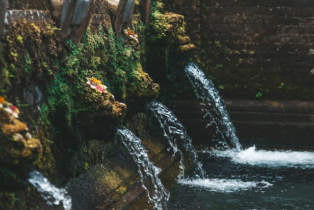 Holy water temple Bali